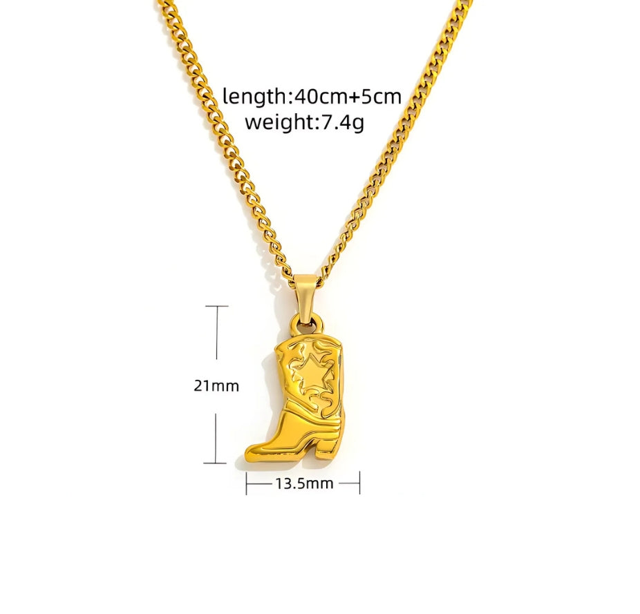 Boot Necklace