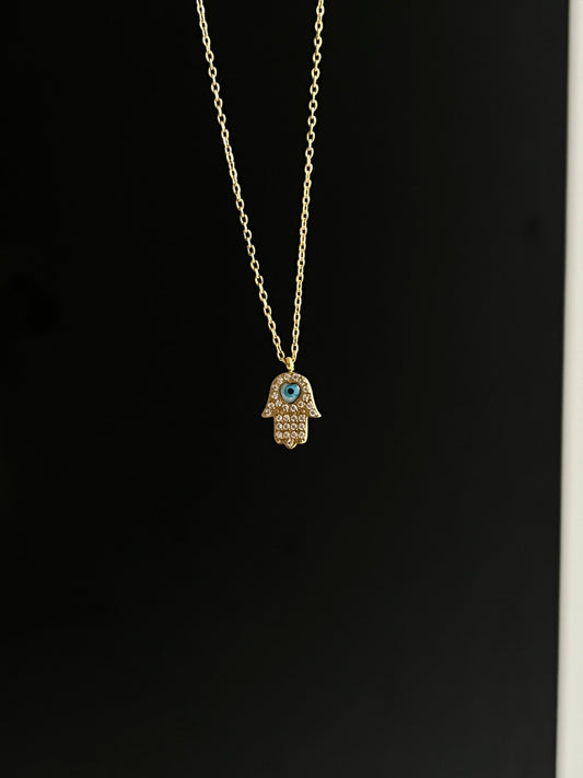 Mini Hamsa Necklace