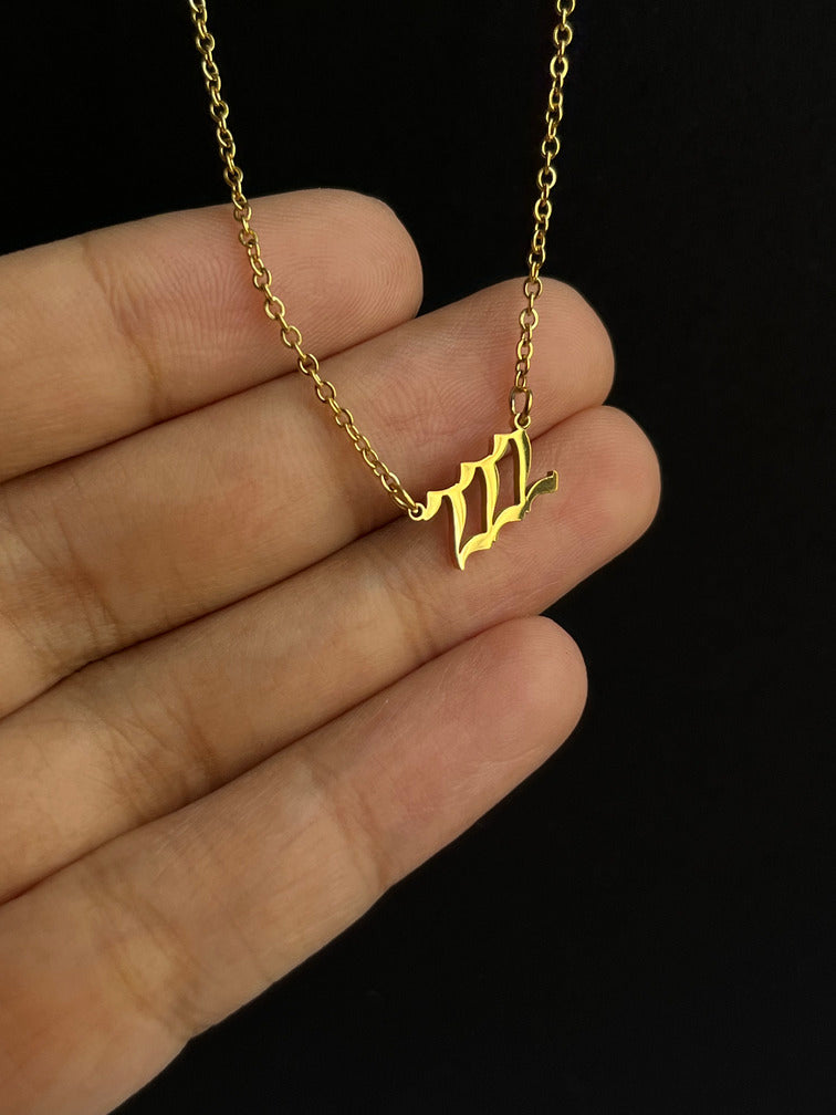 Mini Angel Number Necklace