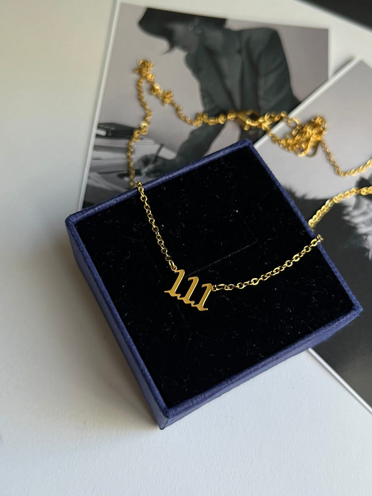 Mini Angel Number Necklace