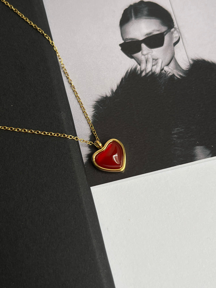 Red Heart Necklace