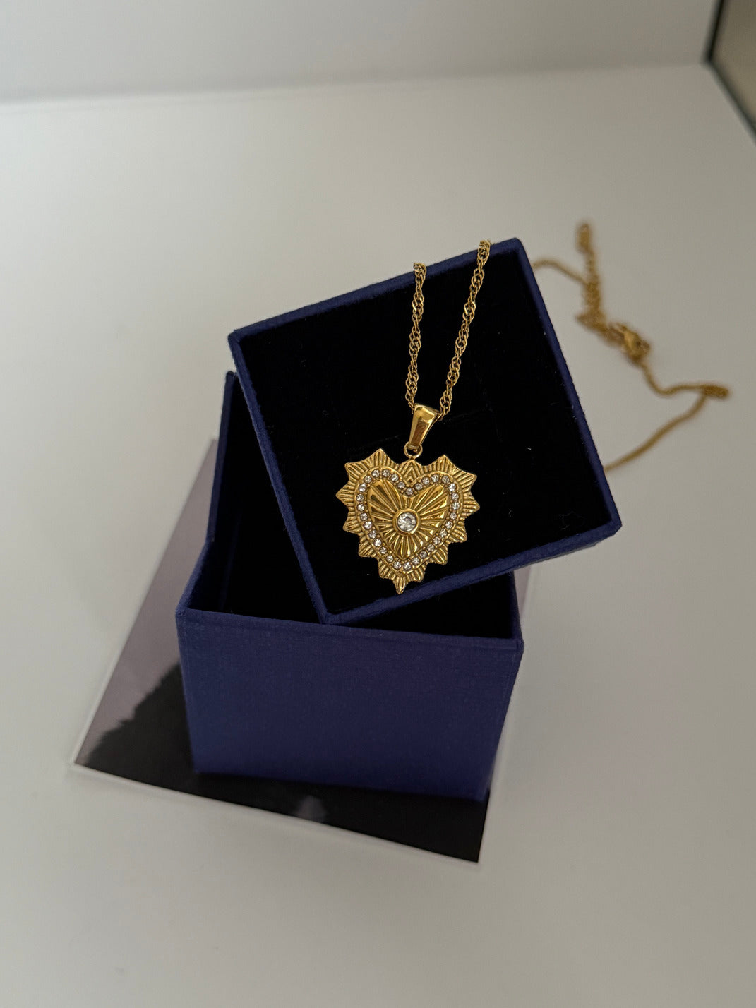 Rays Heart Necklace