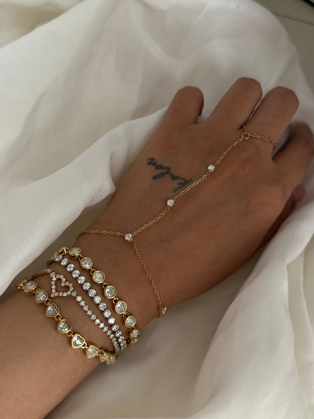 Heart Diamond Bracelet