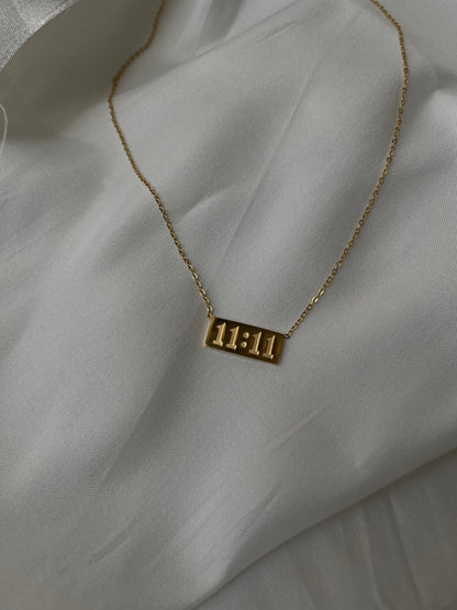 11:11 Bar Necklace