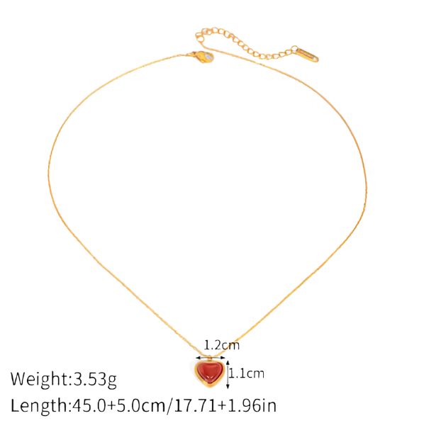 Red Heart Necklace