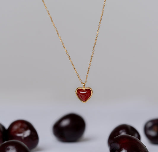Red Heart Necklace