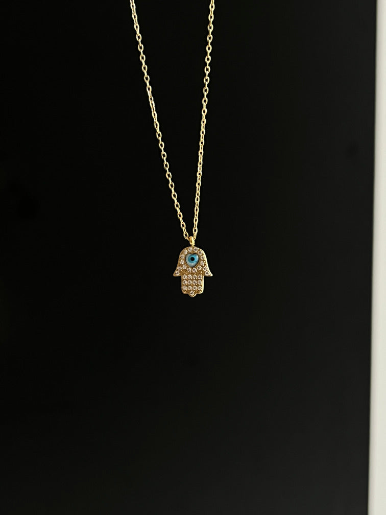 Mini Hamsa Necklace