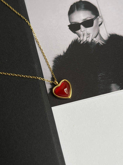 Red Heart Necklace