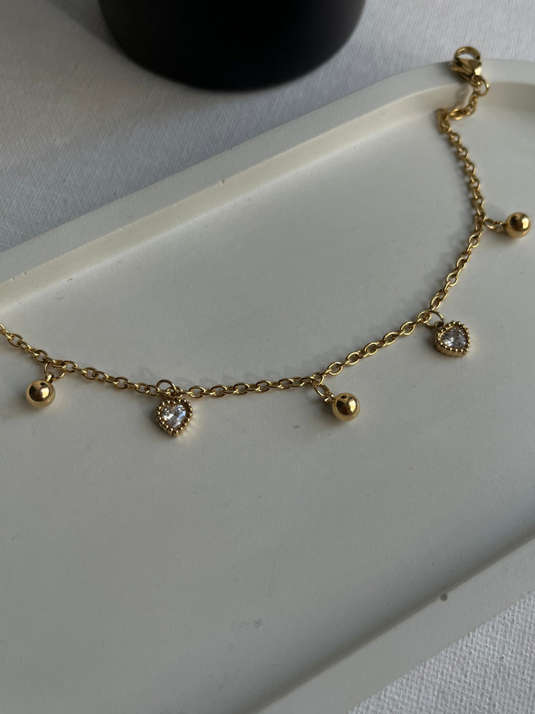 Heart Diamond Bracelet