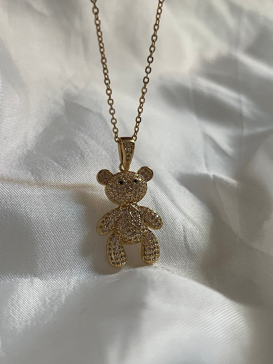 Teddy Necklace Iced