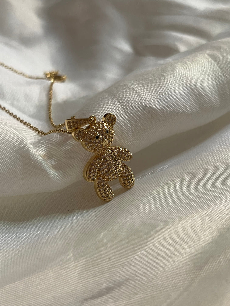 Teddy Necklace Iced