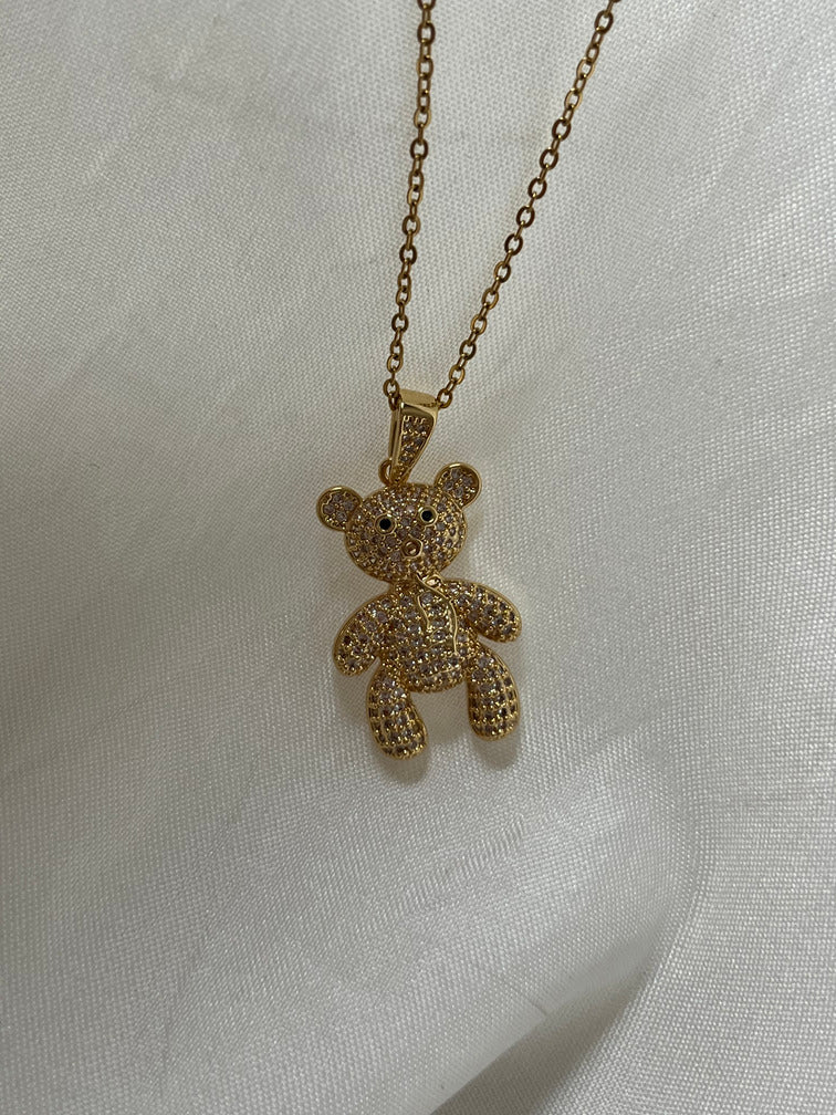 Teddy Necklace Iced