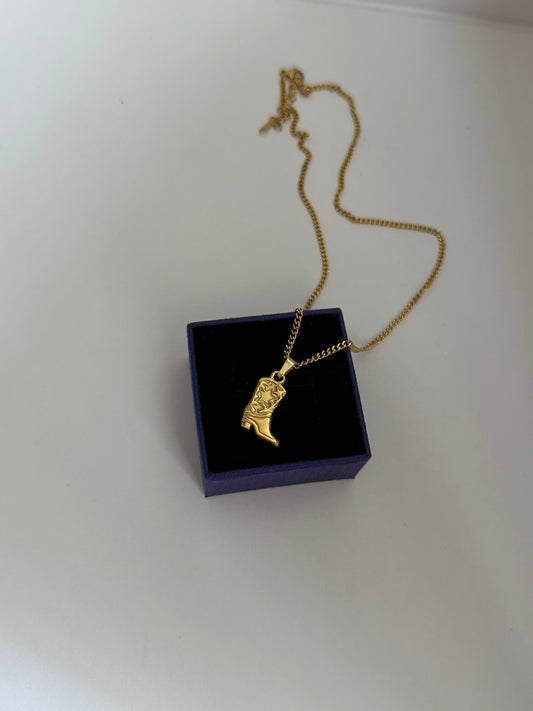 Boot Necklace