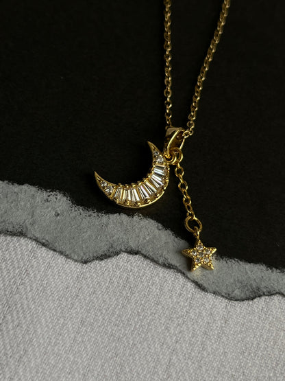 Moon Star Necklace