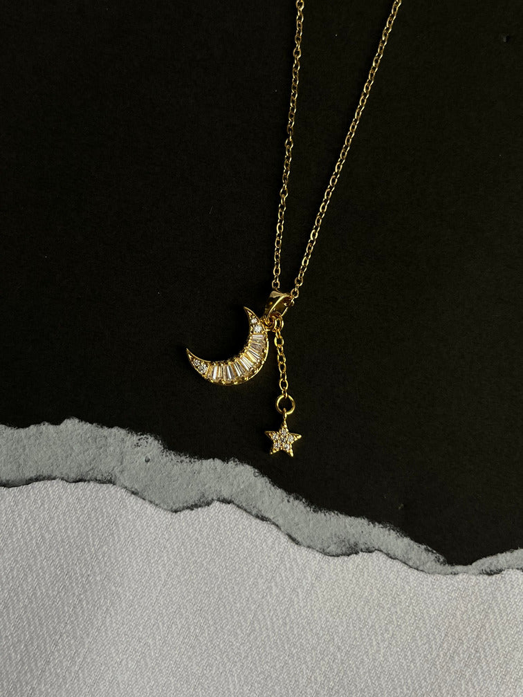 Moon Star Necklace