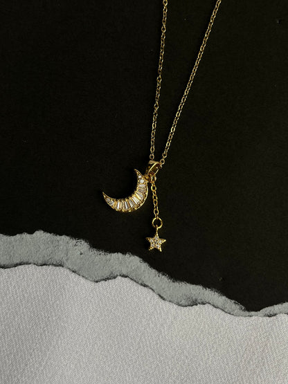 Moon Star Necklace