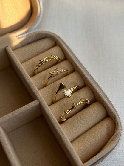 Gold Adjustable Ring