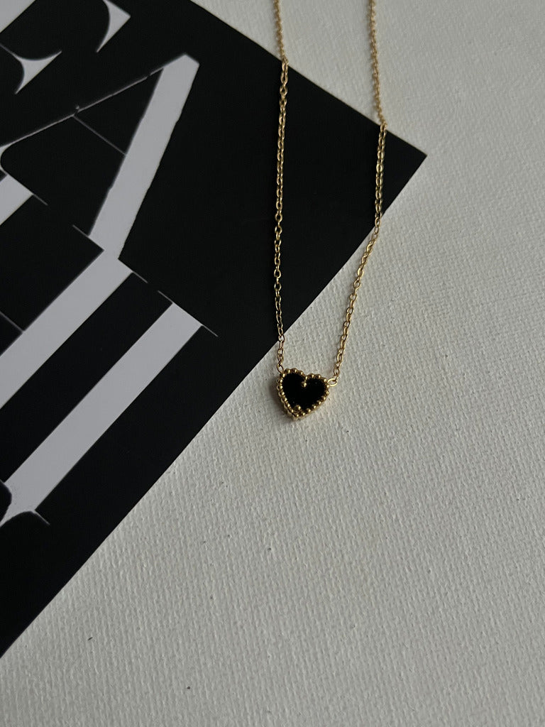 Heart Reversible Pendant Chain